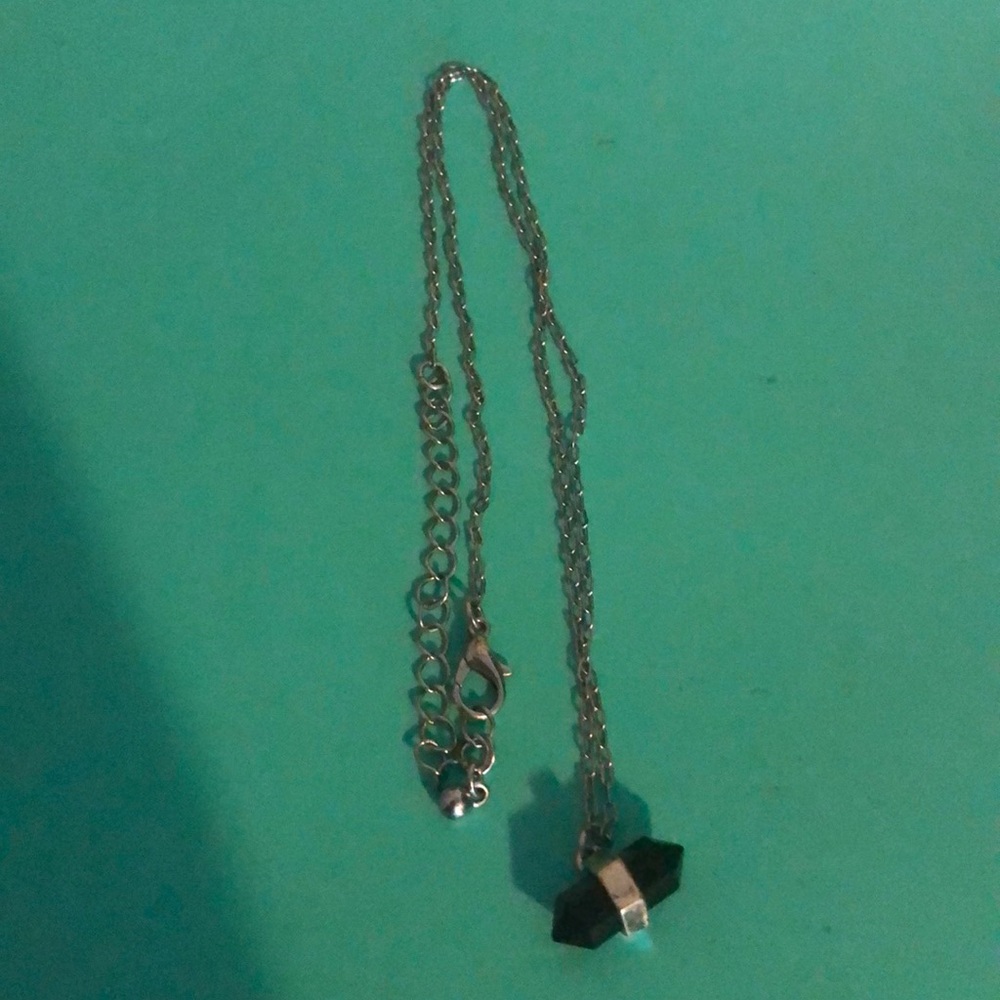 Black Crystal Necklace